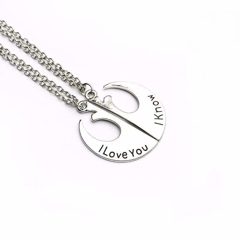 Оптовая продажа модное ожерелье с символикой из фильма Звездные войны надписью I