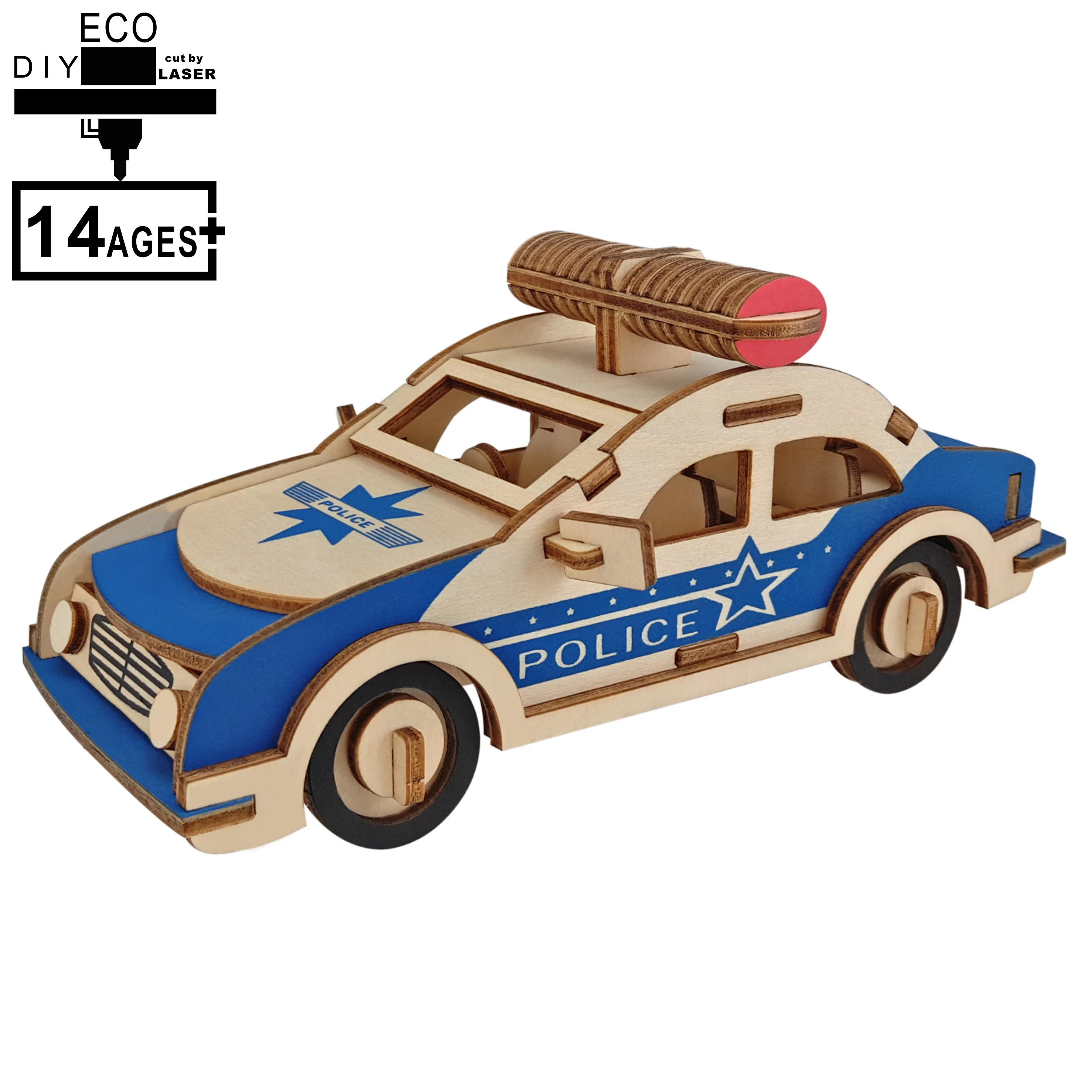 3D Монтессори Образовательные Деревянные Пазлы Модель автомобиля игрушки для