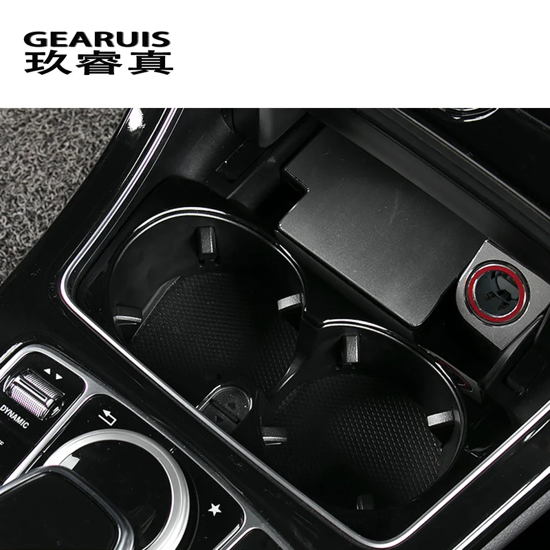 Стайлинг автомобиля Внутренняя Крышка держателя стакана для воды наклейки из