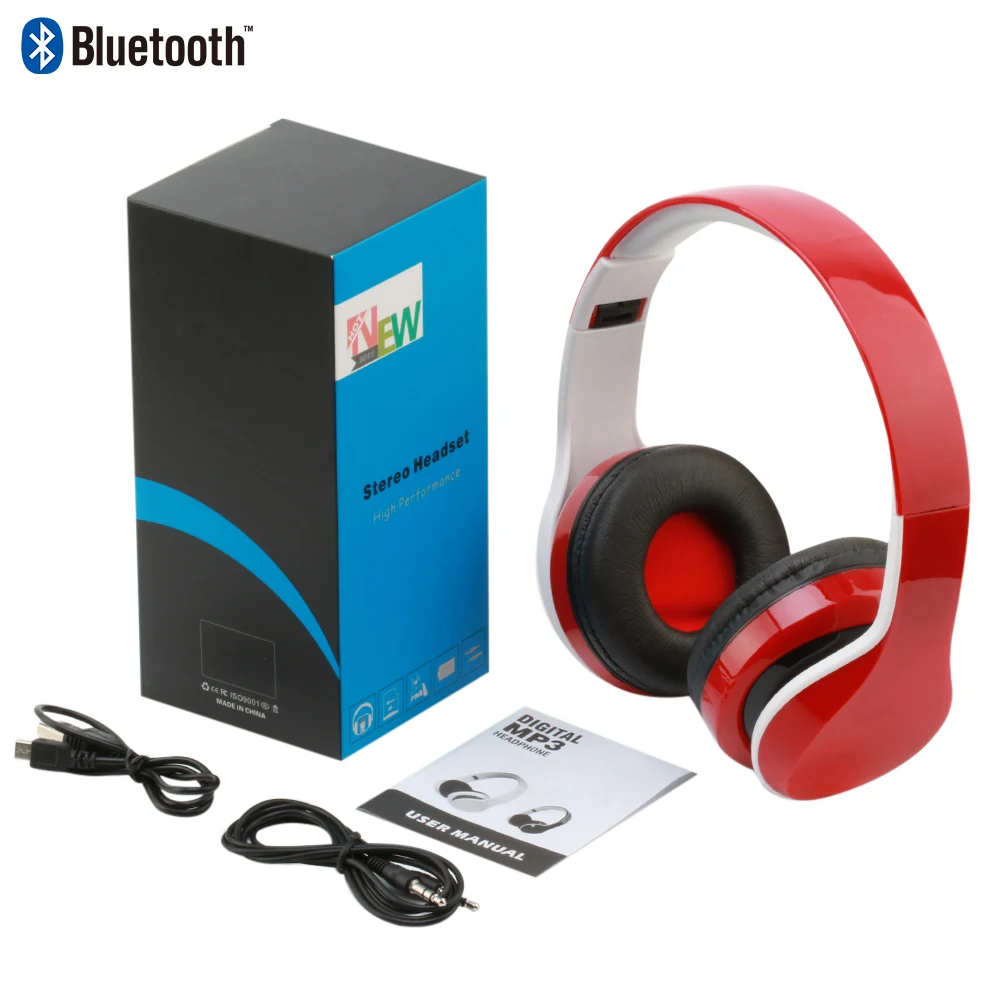 Magift наушники Поддержка карты памяти fm радио Проводной беспроводные bluetooth apt X