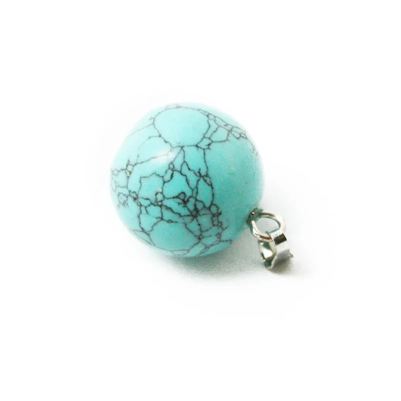 Лидер продаж 2015 подвески из натурального камня в ассортименте круглые бусины для