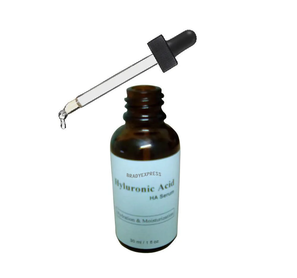 

New 100% Pure Hyaluronic Acid HA Serum Anti Aging Best Facial Skin Moisturizer Gel Free Shipping