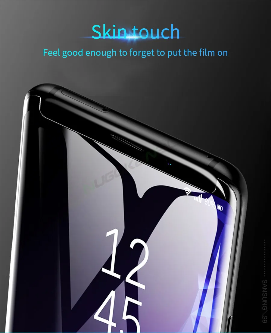 3D накладка полностью покрывающее изогнутое закаленное Стекло для samsung Galaxy Note 9 8