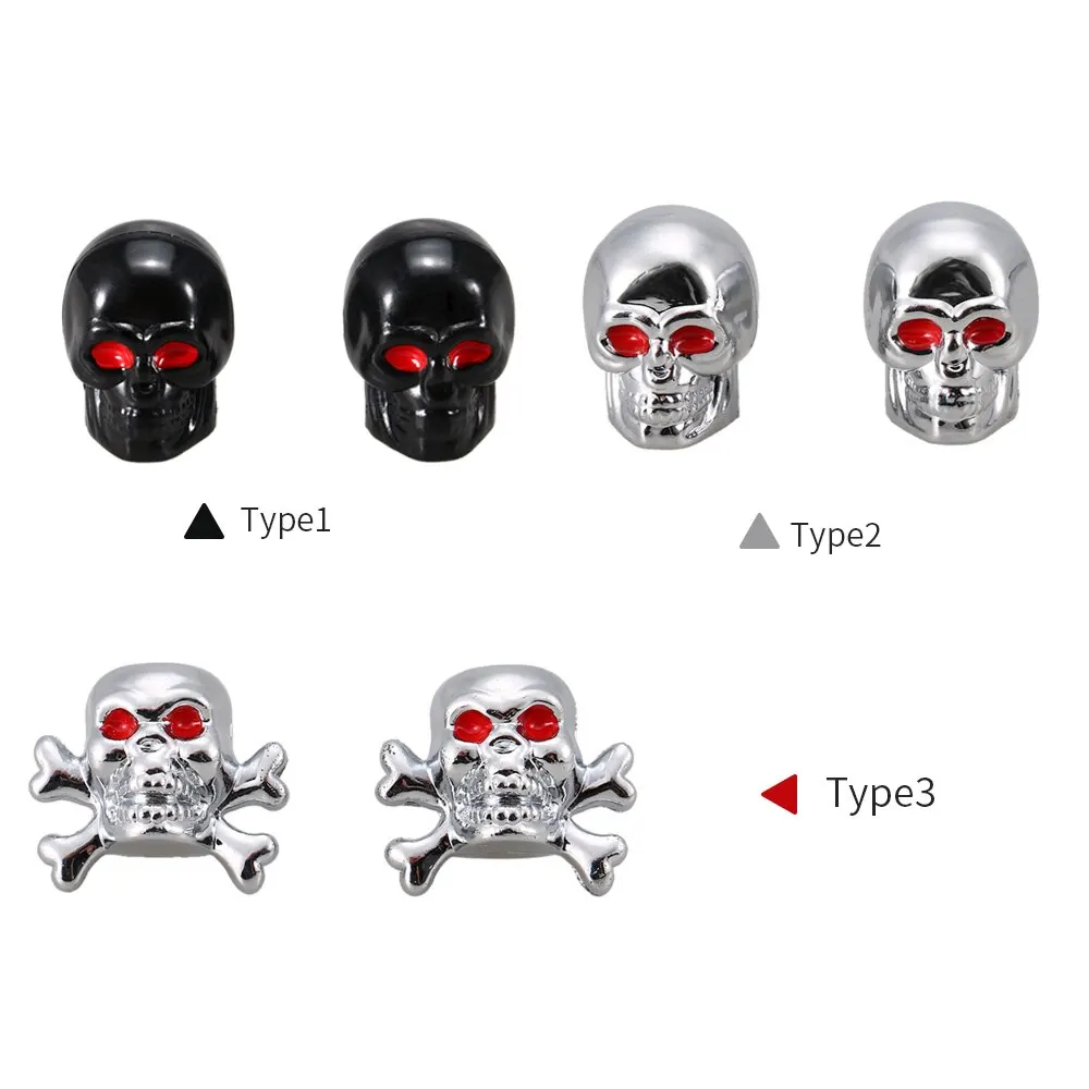 4 шт. колпачки для клапанов велосипеда воздушных холодной формы пылезащитные шин