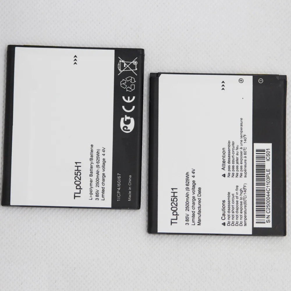 10X2500 мА · ч мобильный телефон аккумулятор TLp025H1 для Alcatel OneTouch POP 4 OT 5051X 5051D 5051J 5051M