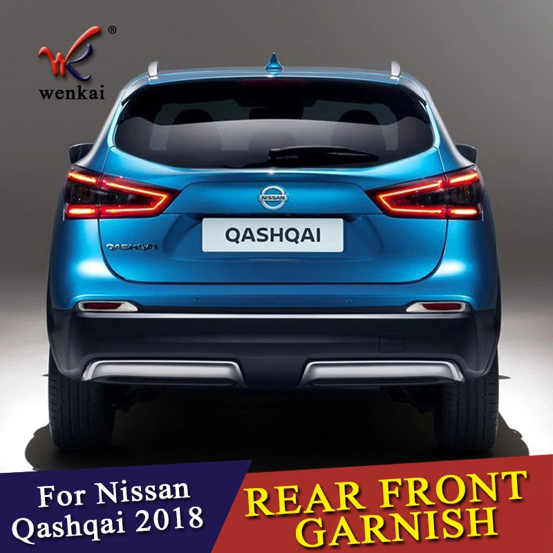 2 шт./лот для Nissan Qashqai J11 2017 2018 ABS хром задний отражатель противотуманная фара