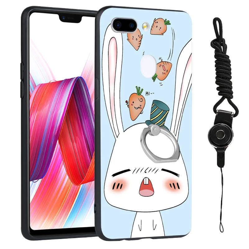 Для OPPO R15 R11S R11 плюс R9 R9S A83 A79 A59 A57 A39 A37 A33 A31 Lucky мультфильм телефон чехол с ручной