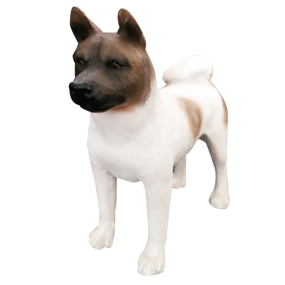 Японская Акита Смола ремесла собака фигурка для домашнего украшения | Дом и сад