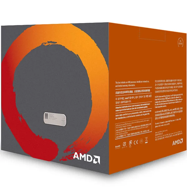 Процессор AMD Ryzen R5 1600, процессор, 6 ядер, 12 потоков, AM4, 3,2 ГГц, TDP, 65 Вт, 19 МБ кэш, 14 нм, DDR4, настольный YD1600BBM6IAE