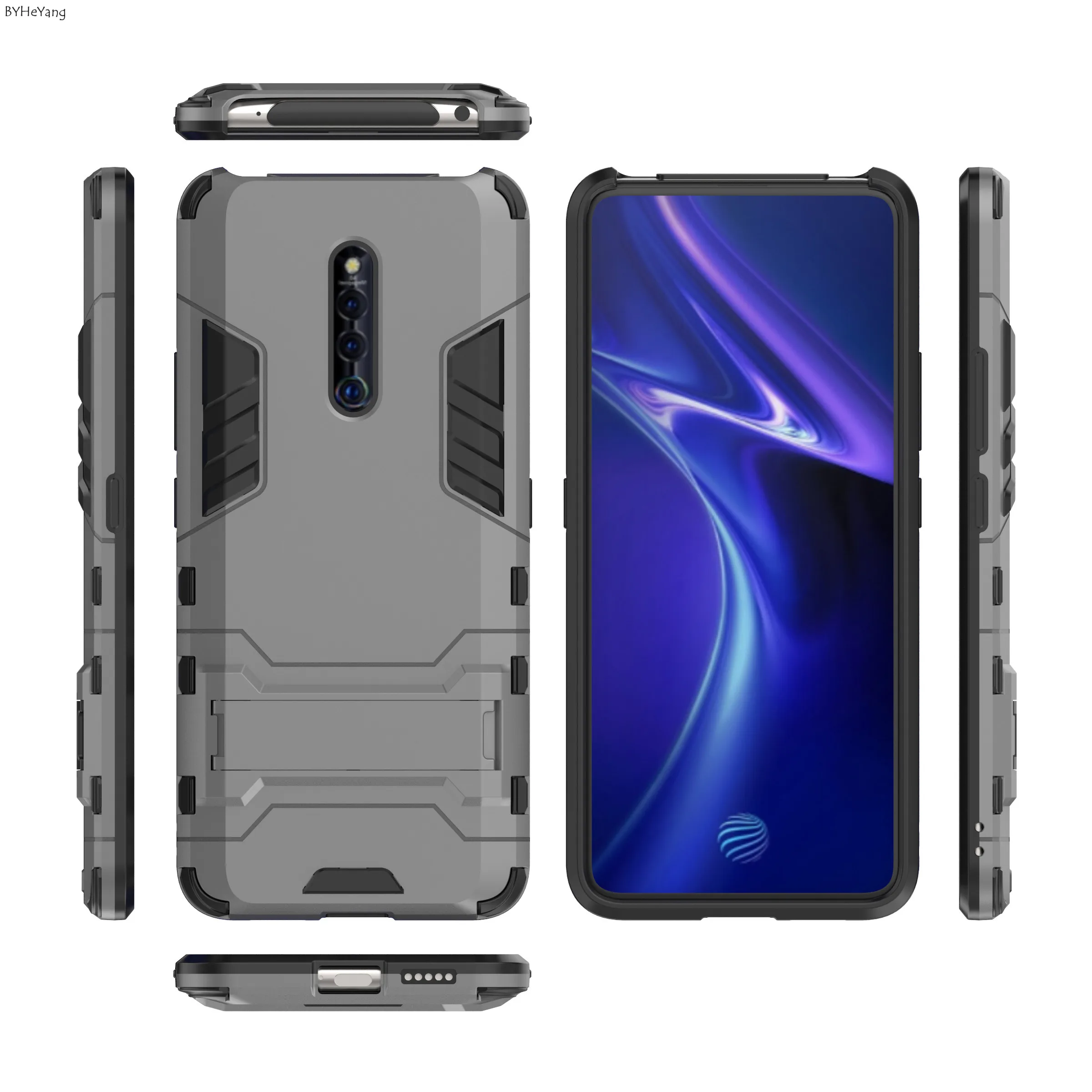 Защитный чехол для VIVO X27 PRO подходит x27pro ударопрочный робот силиконовая резина