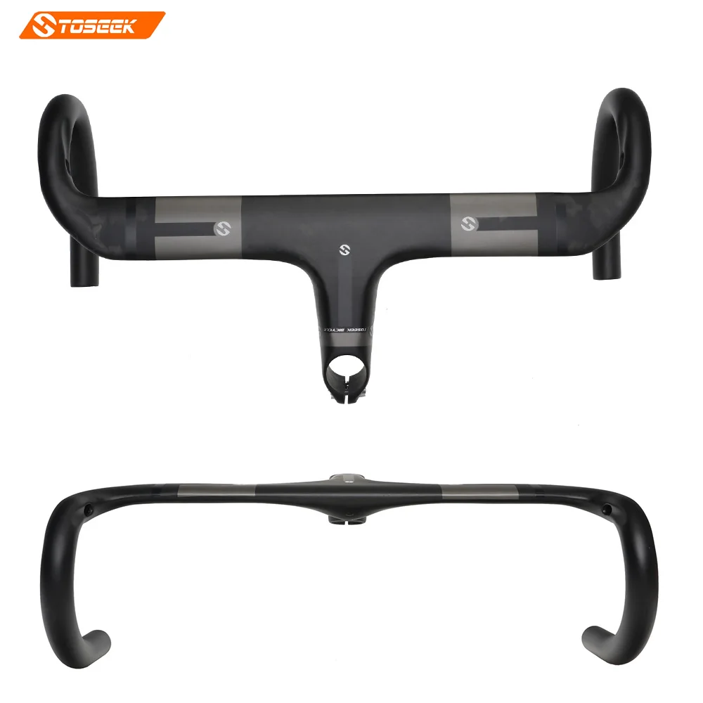 2017 полностью углеродный руль для шоссейного велосипеда легкий изгиб из