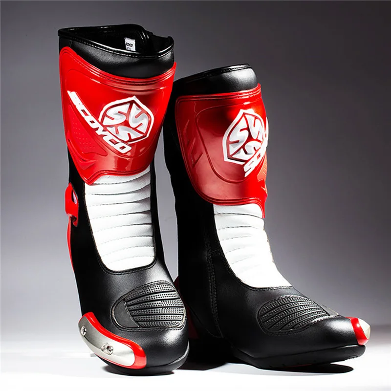 Heavy Build Scoyco MTB004 Motorcycle Racing Boots Scooter Motocross Motorbike Metal SPEED MX Road Shoes | Автомобили и мотоциклы