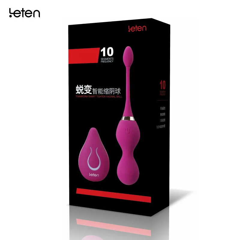 LETEN вибраторы для женщин вагинального сокращения вибрационные яйца беспроводной