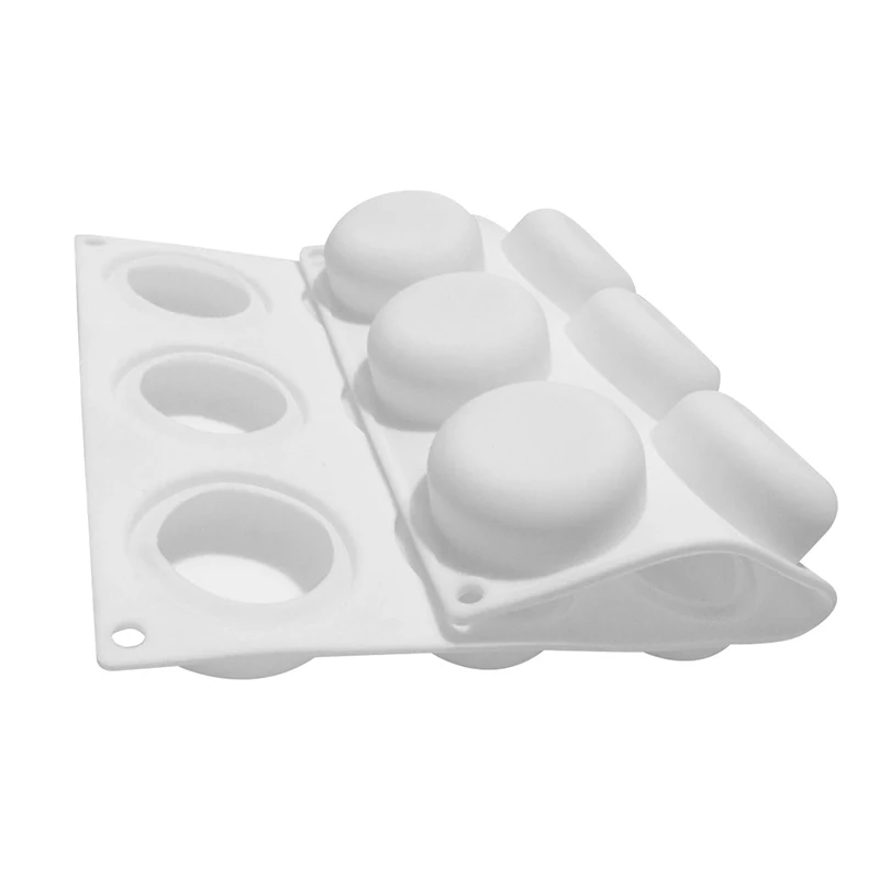 Еда класс Силиконовые 15 отверстий 3D сплющенной формы DIY торт мусс Cookie формы для шоколада украшения торта инструменты