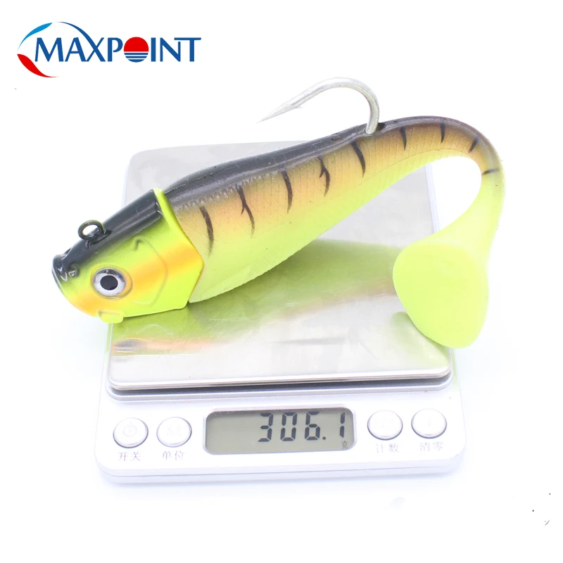 

300g Fishig Lures Deep Sea Paddle Swimbait for Giant Herring Tuna Cod Fishing Baits Blister Package 18cm Soft Bait