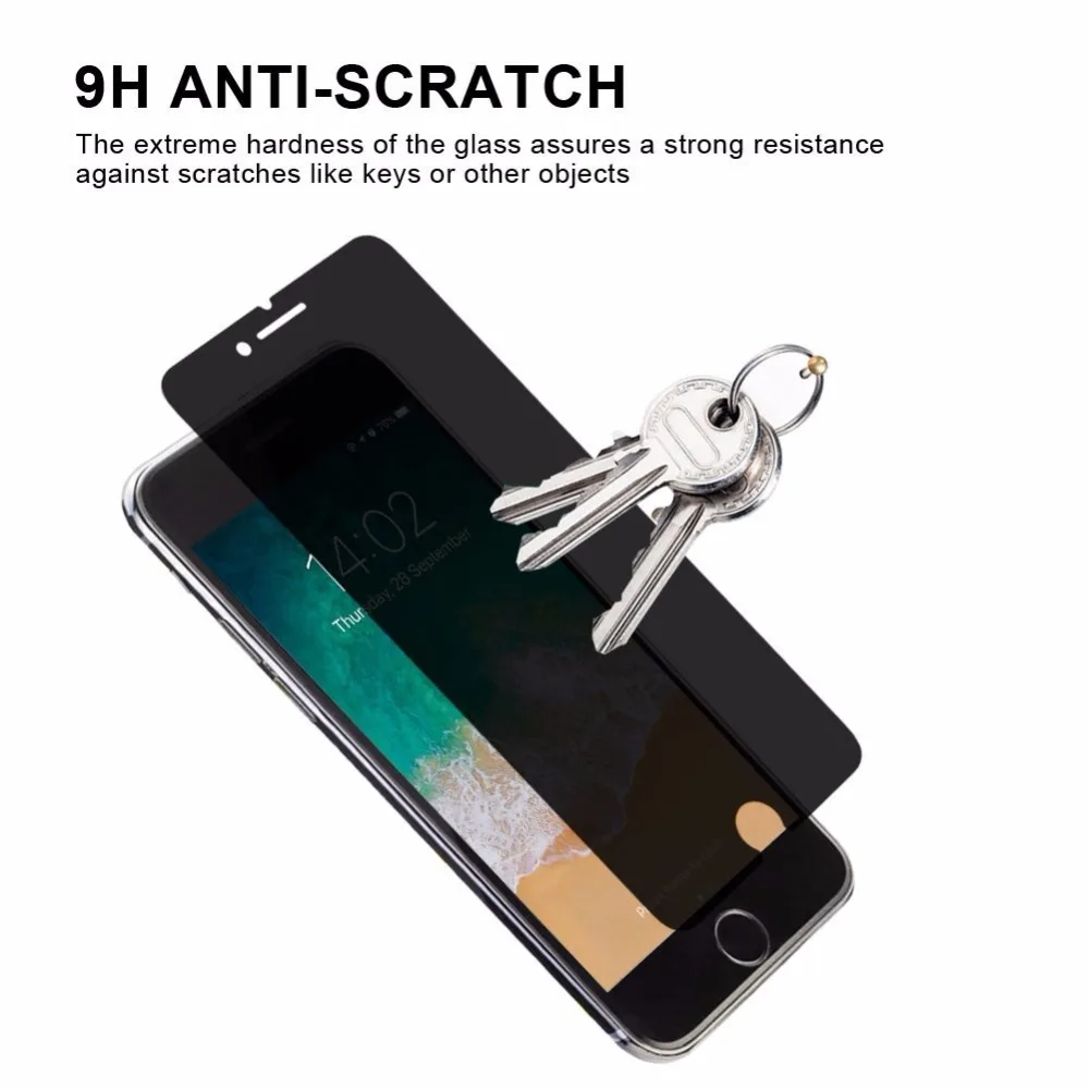 Anti Peeping Glare Tempered Glass For iPhone 6 6s 7 8 Plus guard privacy Screen Protector Film X 5 5S SE | Мобильные телефоны и