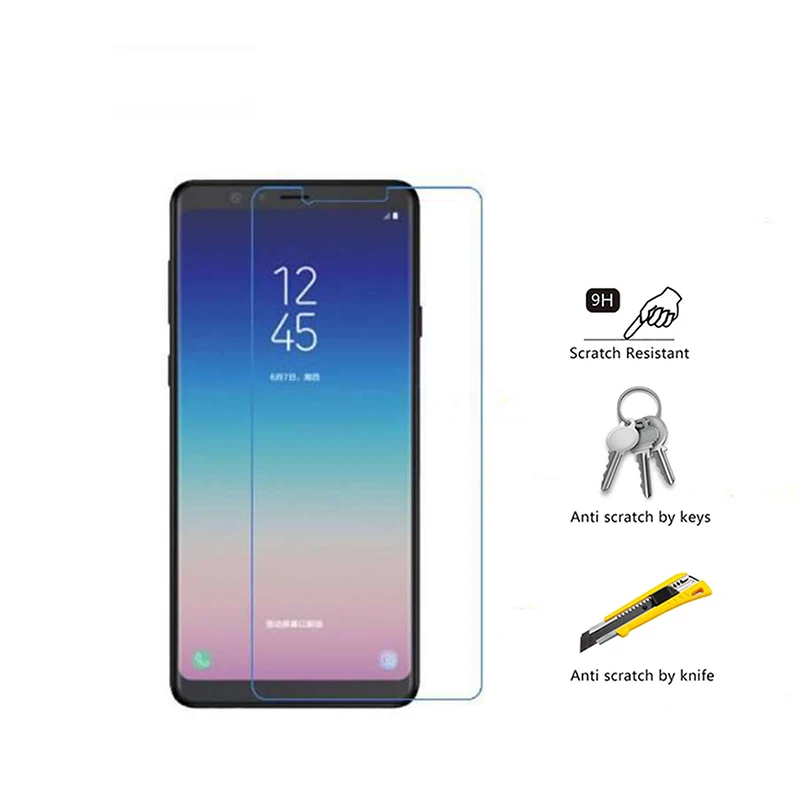 9H Защитная пленка для экрана Samsung Galaxy a7 a8 a6 plus закаленное стекло a5 a3 2015 2016 2017 2018 glas
