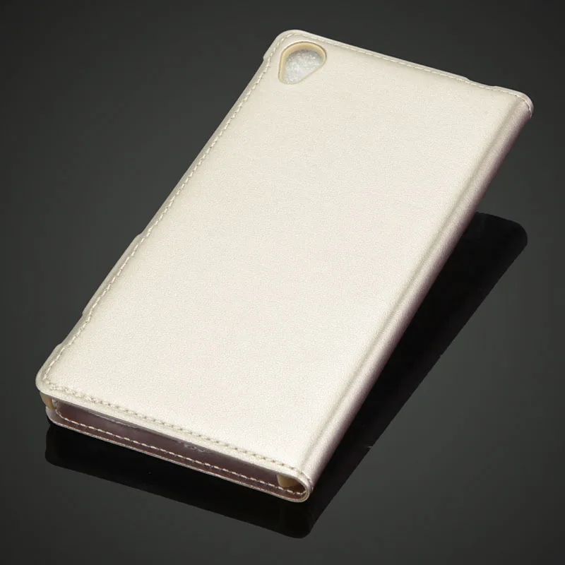 Флип-чехол из искусственной кожи для Sony Xperia Z3 D6603 D6643 D6653 D6616 D6633 с окошками корпусом