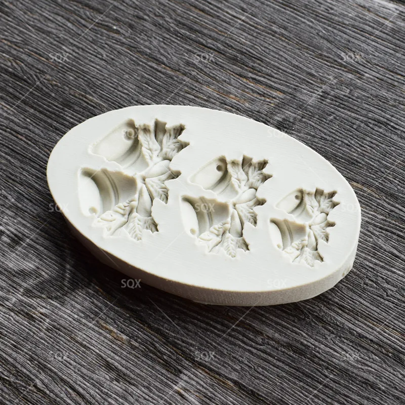 Бесплатная доставка форма для выпечки с тремя рождественскими колокольчиками