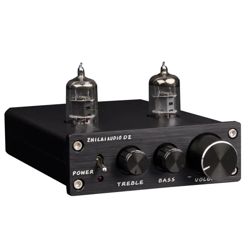 ZHILAI D2 HIFI Цифровой Аудио Предусилитель 6J1 Клапан Лампового усилителя