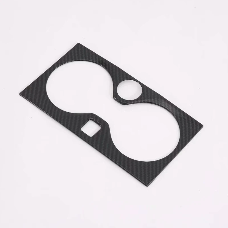 

ABS Car Styling Accessories ABS Interior Front Water Cup Holder Cover Trim Frame 1pcs for BMW X5 G05 2019 2020