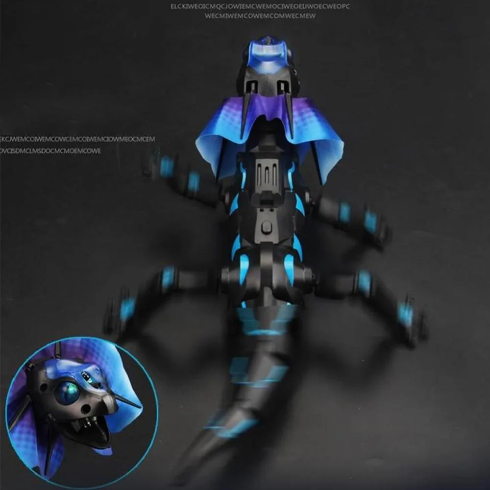 Электрический RC Инфракрасный симулятор ящерица с светильник шалость