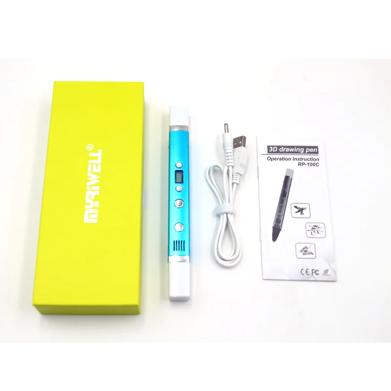 3D Ручка Myriwell USB креативная ручка 4 скорости регулировки лучший подарок для детей