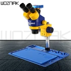 Оригинальный большой широкоугольный подъемный тринокулярный микроскоп Mechanic, Высококачественная HD-камера для обслуживания IPHONE