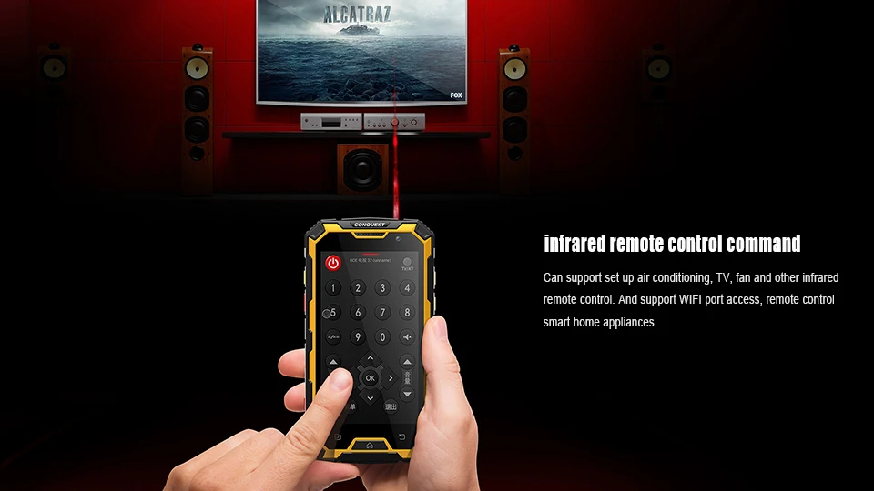 Conquest S8 IP68 водонепроницаемый ударопрочный 4G смартфон 3 ГБ ОЗУ 32 Гб ПЗУ MTK6735 четырехъядерный Android 5,1 6000 мАч аккумулятор мобильный телефон