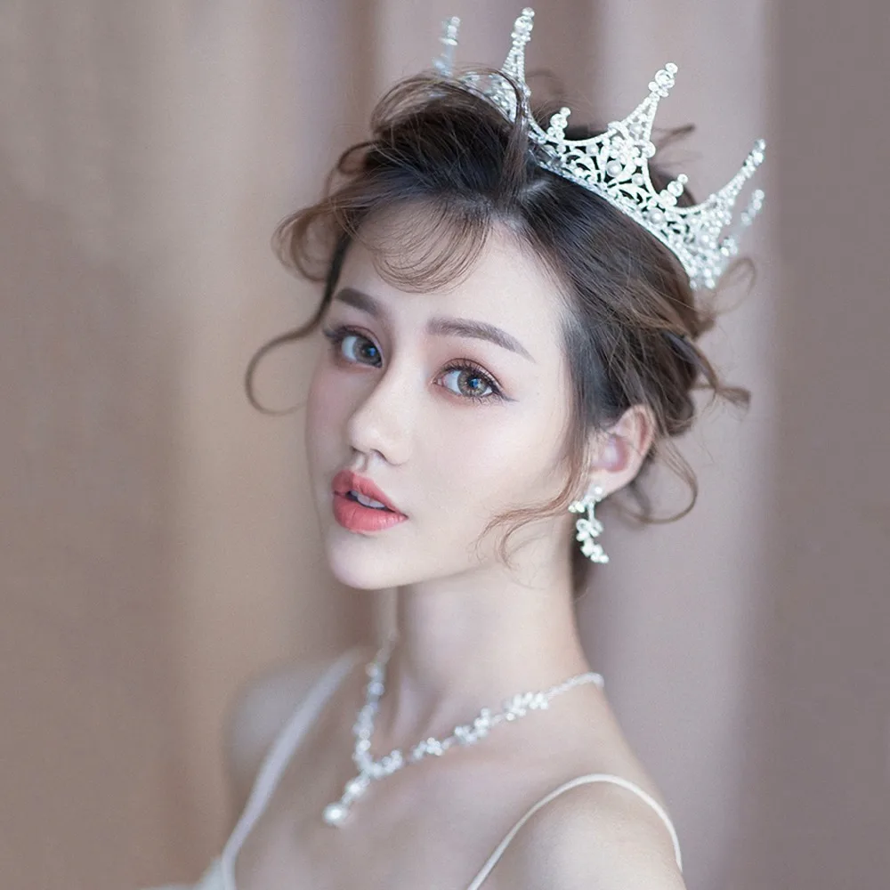 3 шт./компл. горный хрусталь имитация ободок на голову с жемчугом комплект