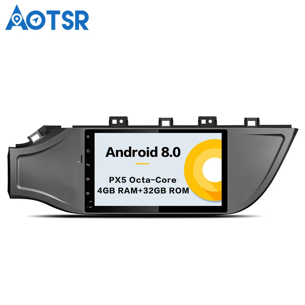 Автомобильный GPS навигатор Aotsr Android 8 0 без DVD плеера головное устройство для KIA Rio 2017