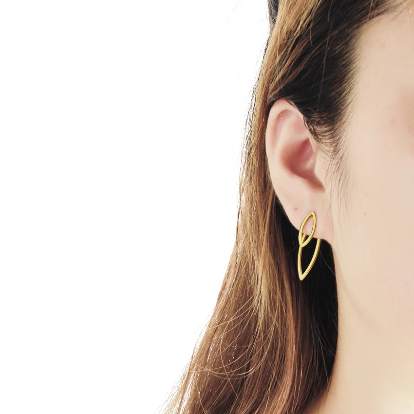 Великолепные женские серьги-подвески в форме капли листьев для девушек