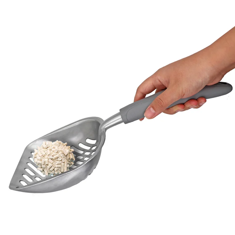 1 шт. лопата из нержавеющей стали для очистки котят и песка совок туалета домашних