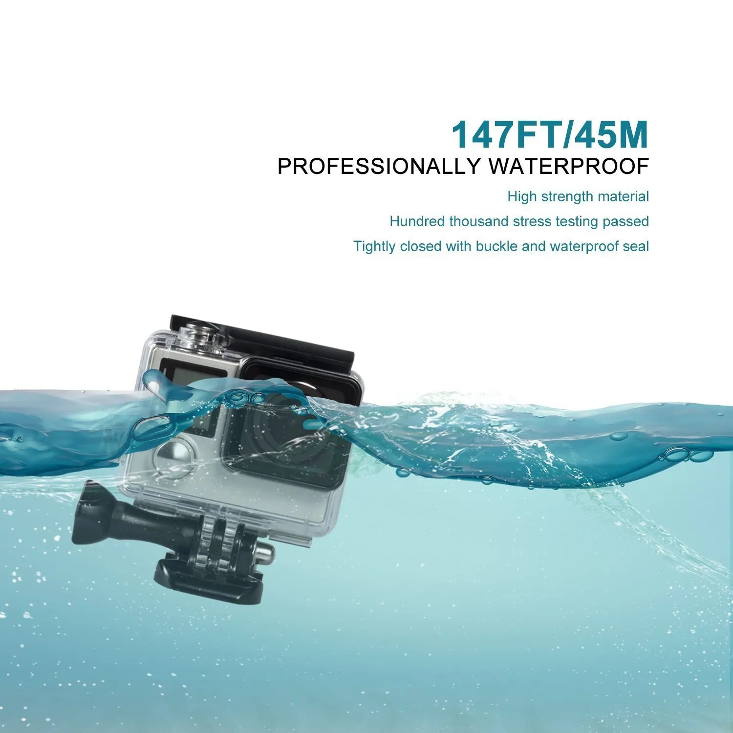 Защитный Дайвинг 45 м Водонепроницаемый Корпус чехол и быстросъемное крепление