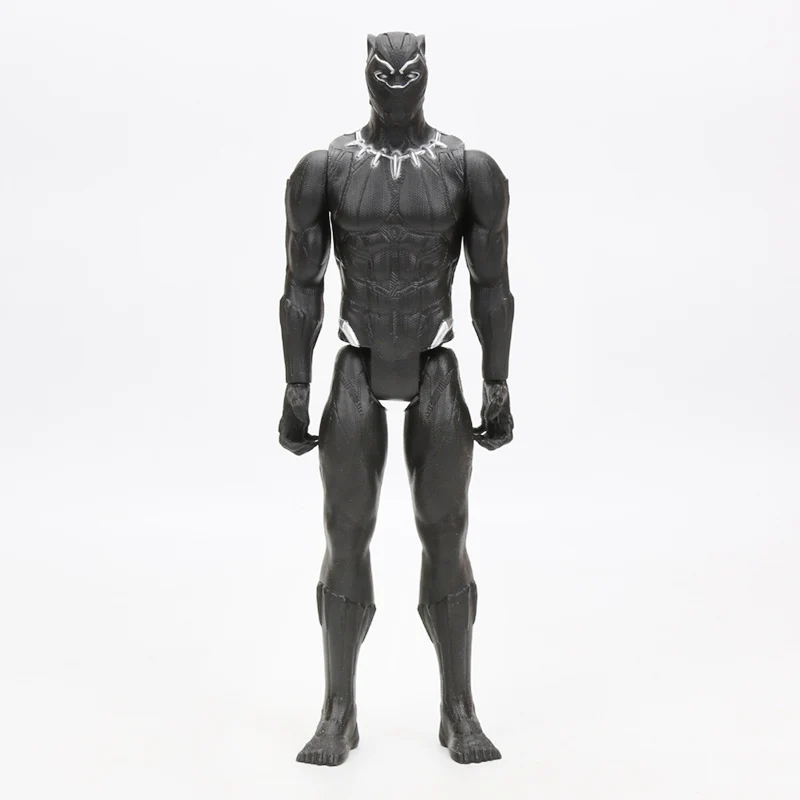 30 см Черная пантера ПВХ фигурка титановый герой серия Marvel игрушки Мстители