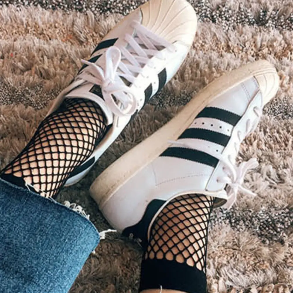 Новинка европейские модные черные сексуальные сетчатые носки 1 пара