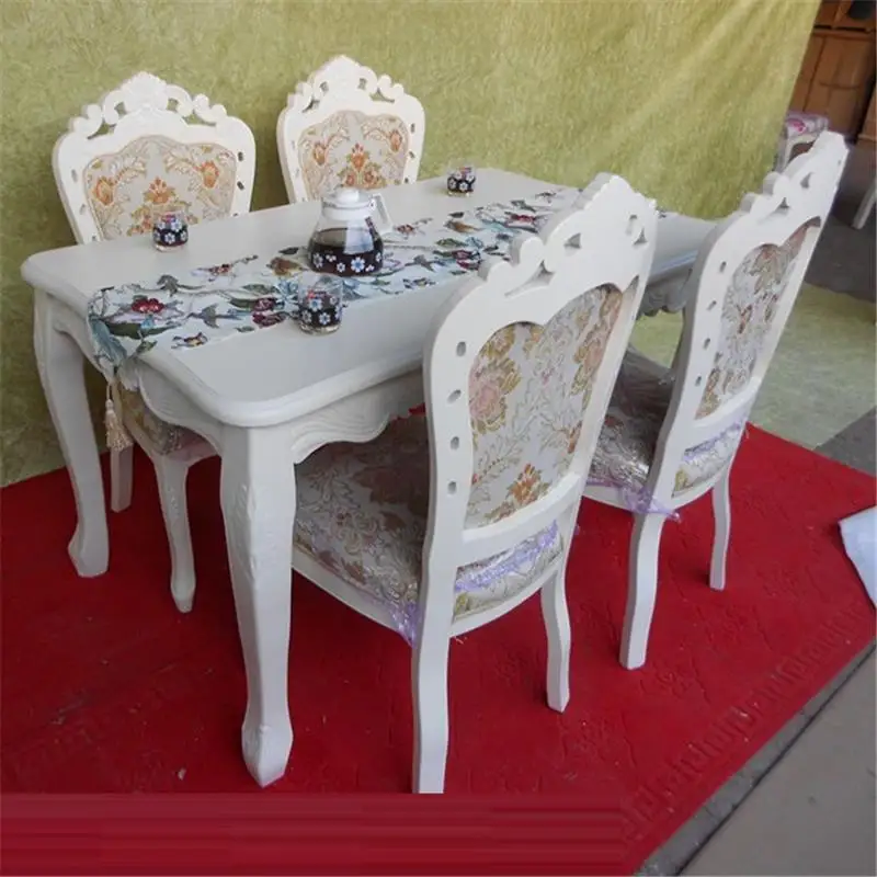 Набор комнаты A Langer Juego Comedor Eettafel Yemek Masasi Dinning Pliante Wood European Tablo Mesa De Jantar Bureau обеденный