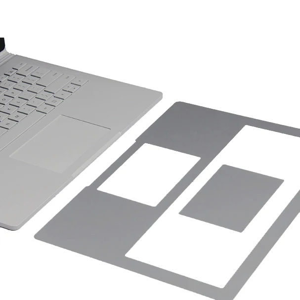 XSKN для microsoft Surface Book наклейка кожаный чехол наклейки, Премиум 3M поверхность наклейка для книги корпус ноутбука серый декоративный протектор