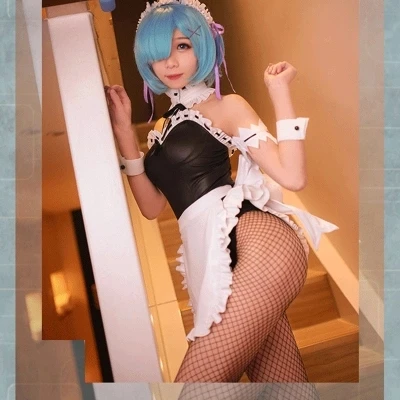 Аниме! Костюм для косплея с надписью Re:Life in a different world from zero Ram Rem|cosplay costume|costume