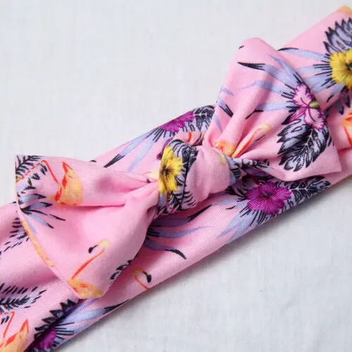 3 шт. милая повязка на голову для маленьких девочек эластичная с цветочным