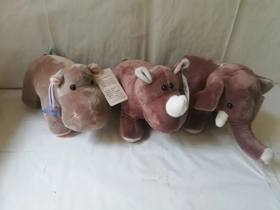 

cute cartoon gray elephant,rhinoceros,hippo plush toy about 25cm soft doll kid's toy birthday gift b1547