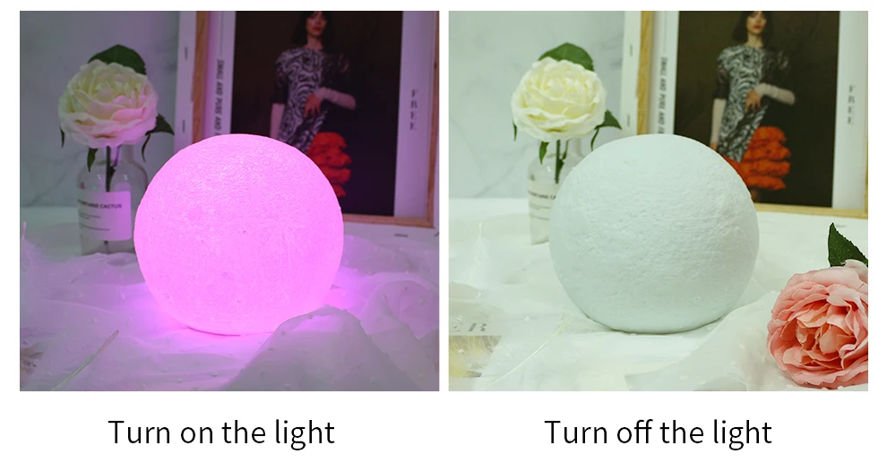 Moon shape WiFi умный стол, лампа, совместимая с Alexa, голосовое управление, ручной сенсорный светодиодный ночник, управление светом, светодиодный, бесплатное приложение