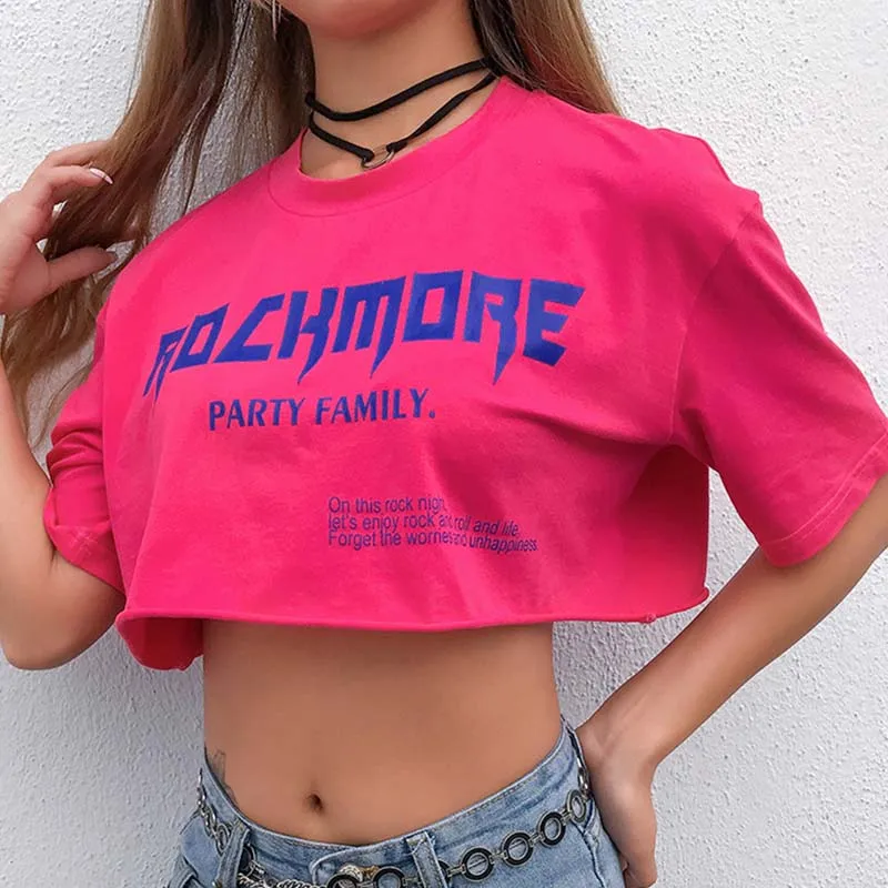 SUCHCUTE женская футболка с милым буквенным принтом на бретельках, топы, футболки, повседневный летний топ без рукавов в Корейском стиле Harajuku, женская футболка - Цвет: Red Tee