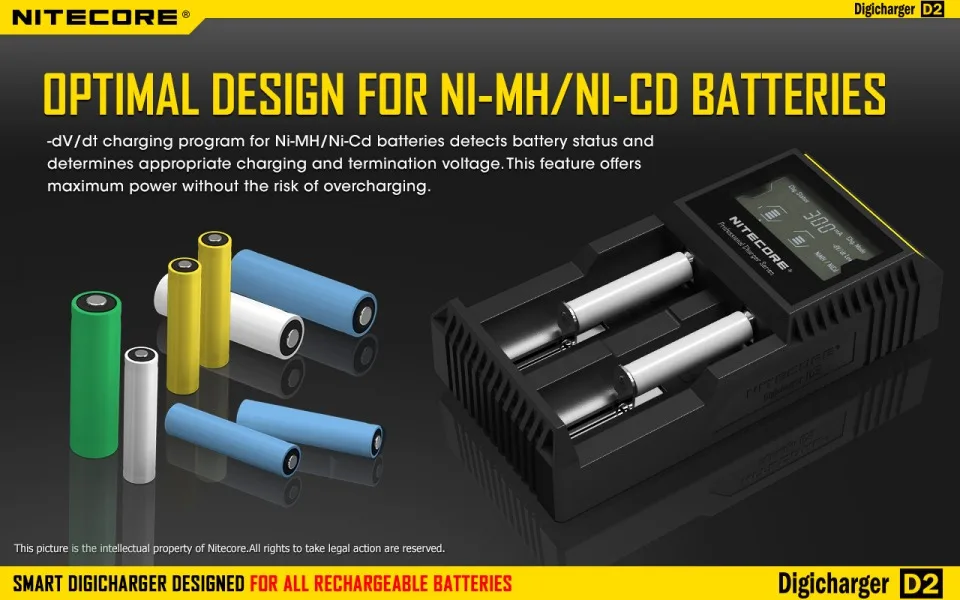 Nitecore SC4 D4 D2 I4 I2 цифровой процессор inteligente ЖК-схема Global de seguros Li-Ion 18650 14500 16340 26650 de cargador