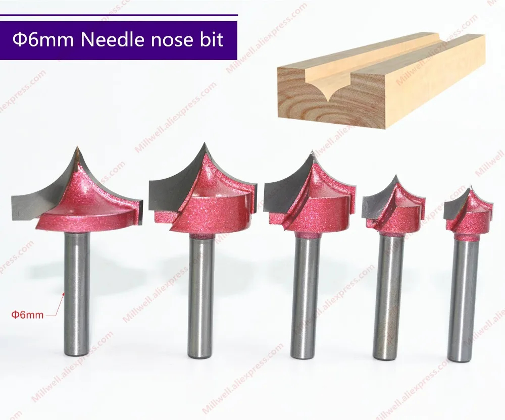 Фреза твердосплавная ЧПУ Концевая фреза 6 мм для деревообработки|Фреза| |
