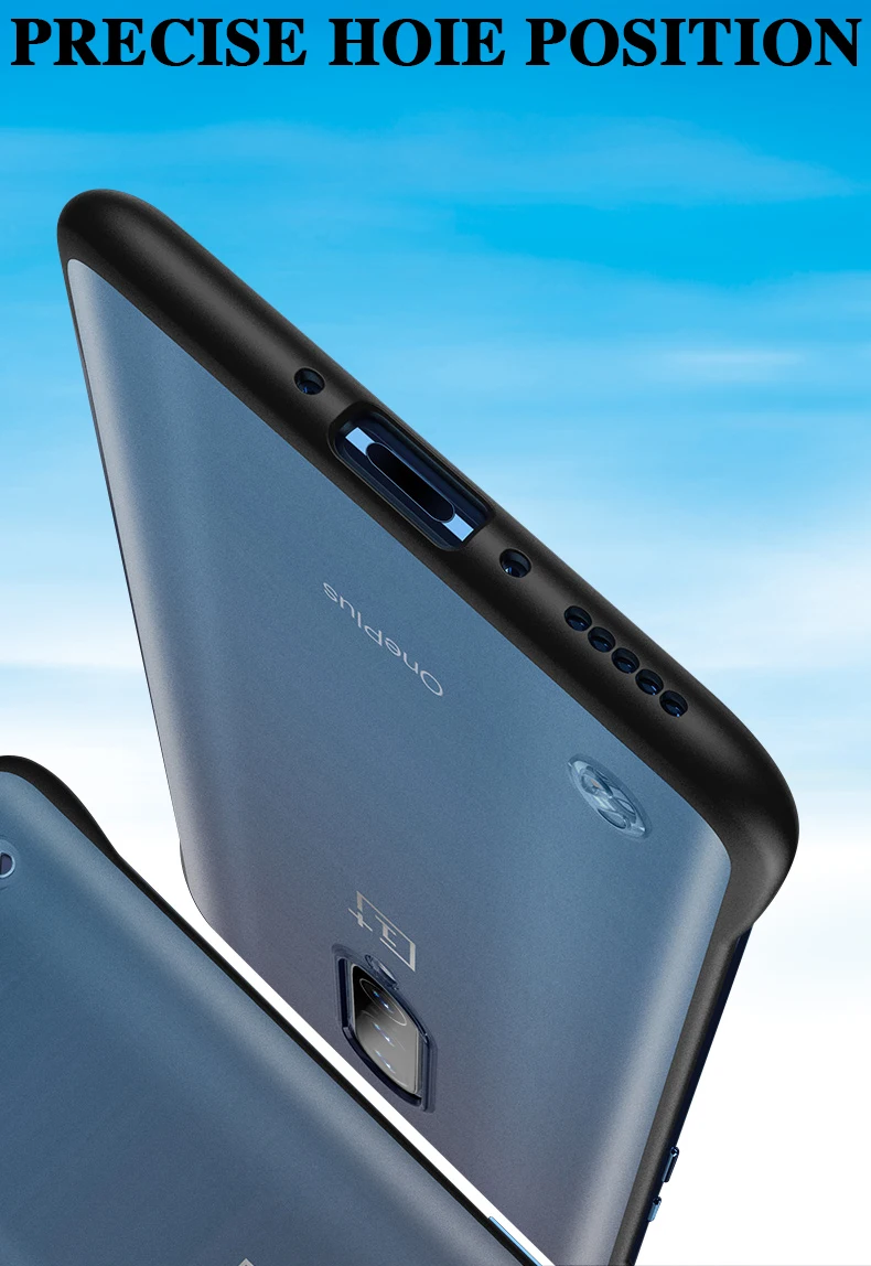 Для Oneplus 7 Pro Чехол CENMASO палец кольцо Безрамное Бампер Ультра тонкий ударопрочный чехол для телефона One Plus 7 Pro задняя крышка