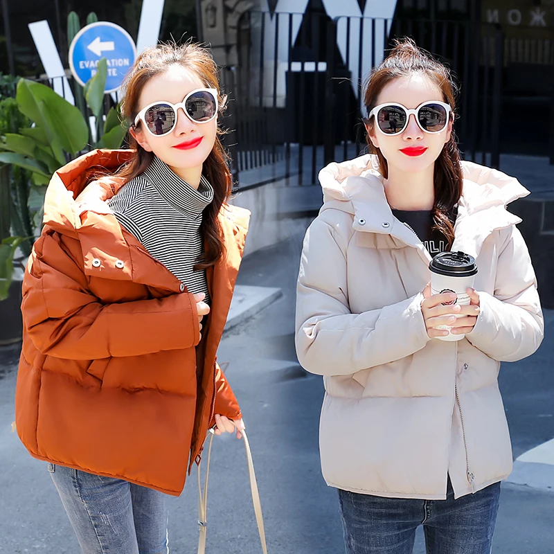 Зимняя женская куртка с хлопковой подкладкой 2018 Новейшая модная утепленная