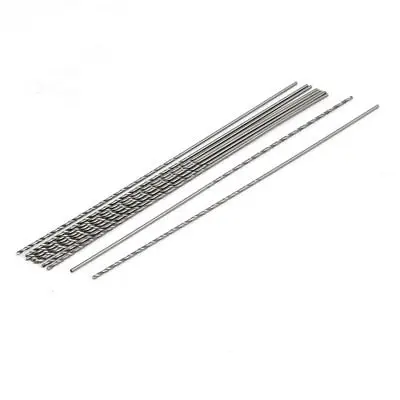 

0.9mm Dia 100mm Length HSS Straight Shank Twist Drill Bit Drilling Tool 10pcs