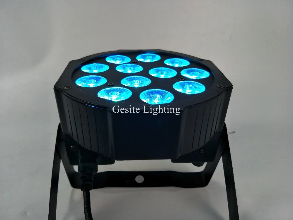 4 шт./лот 12 шт. Вт светодиодные лампы 12x12 профессиональные сценические dj