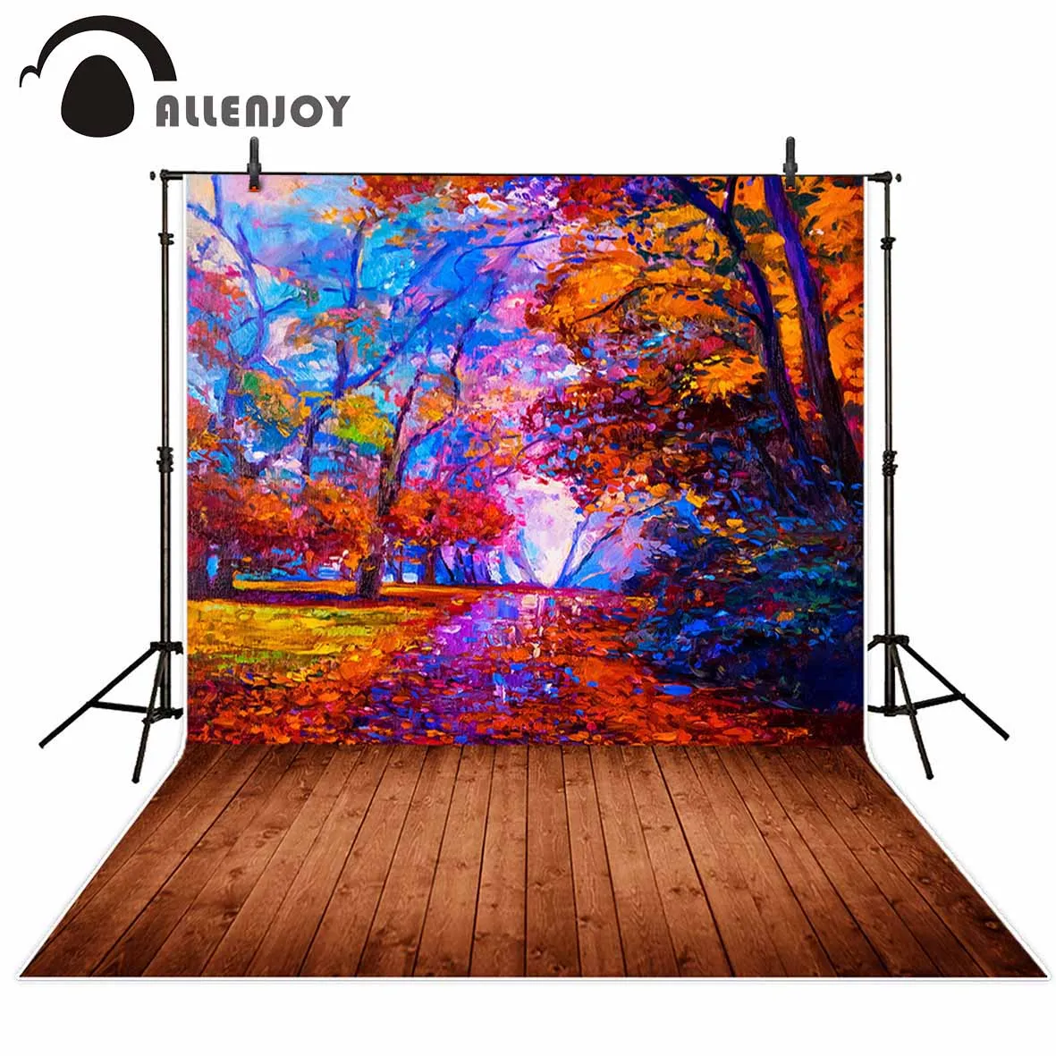 

Allenjoy photography background Painting natural scenery realistic decoration professional natural children photocall camera